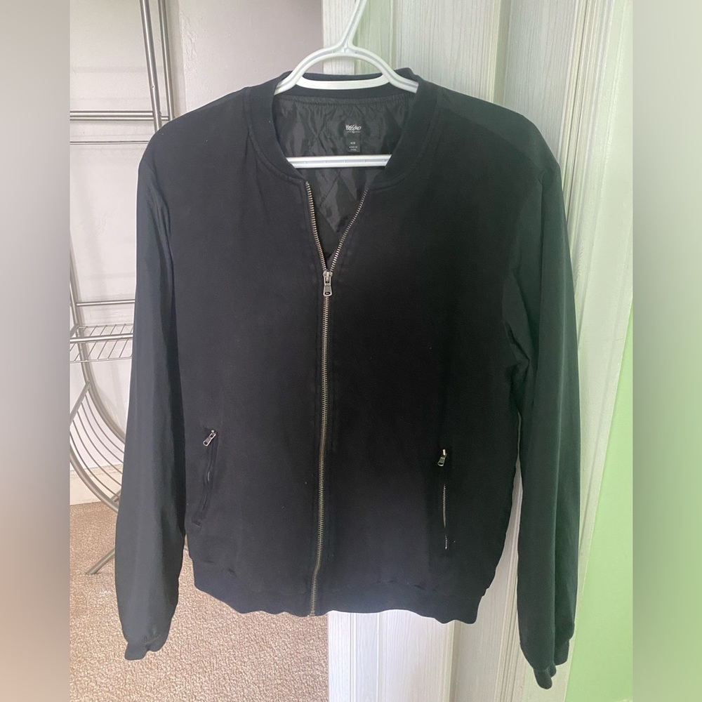 Women’s Mossimo Black Bomber Jacket Size M